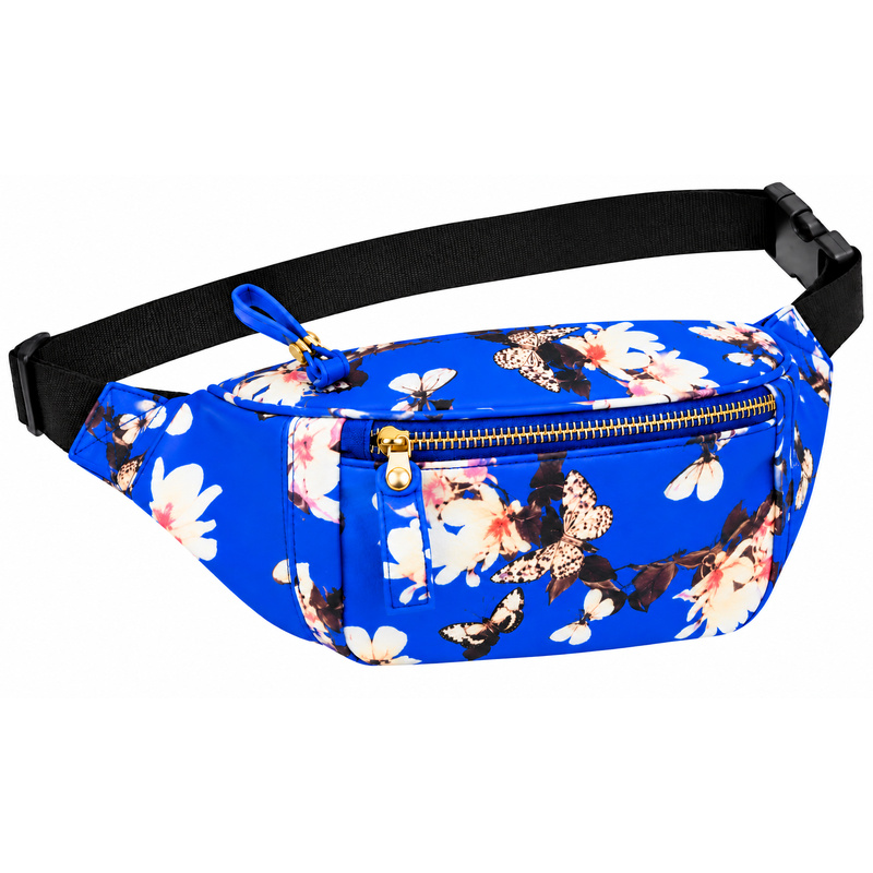 JBBB20 Blue Flower Bumbag (New) (image for) JBBB20 Blue Flower Bumbag (New)